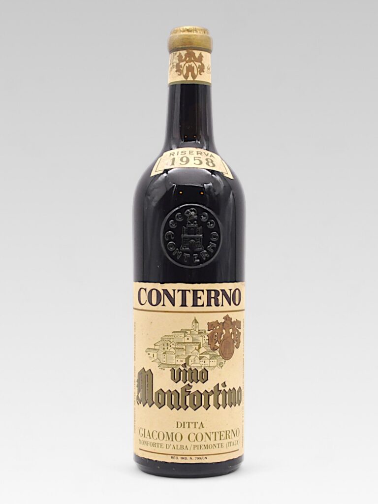 BAROLO CONTERNO GIACOMO Monfortino riserva 1958 - View 1 | Rotamagus Wines
