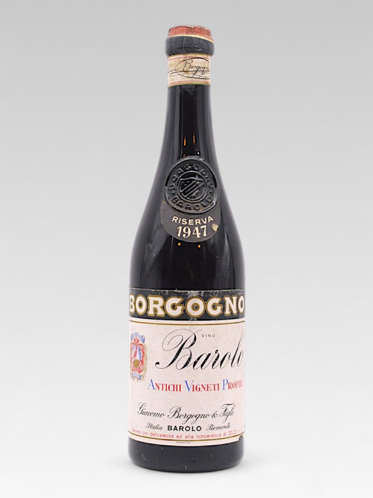 BAROLO BORGOGNO Antichi Vigneti Propri Riserva 1947 - View 1 | Rotamagus Wines