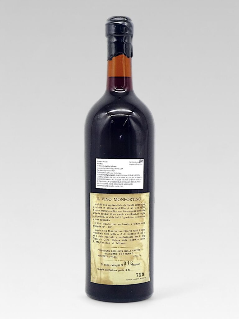 BAROLO CONTERNO GIACOMO Monfortino riserva 1955 MAGNUM - View 2 | Rotamagus Wines