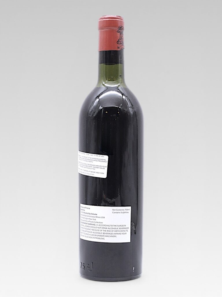 LAFITE ROTHSCHILD 1954 - View 2 | Rotamagus Wines