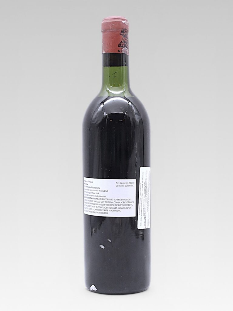 LAFITE ROTHSCHILD 1963 - View 2 | Rotamagus Wines