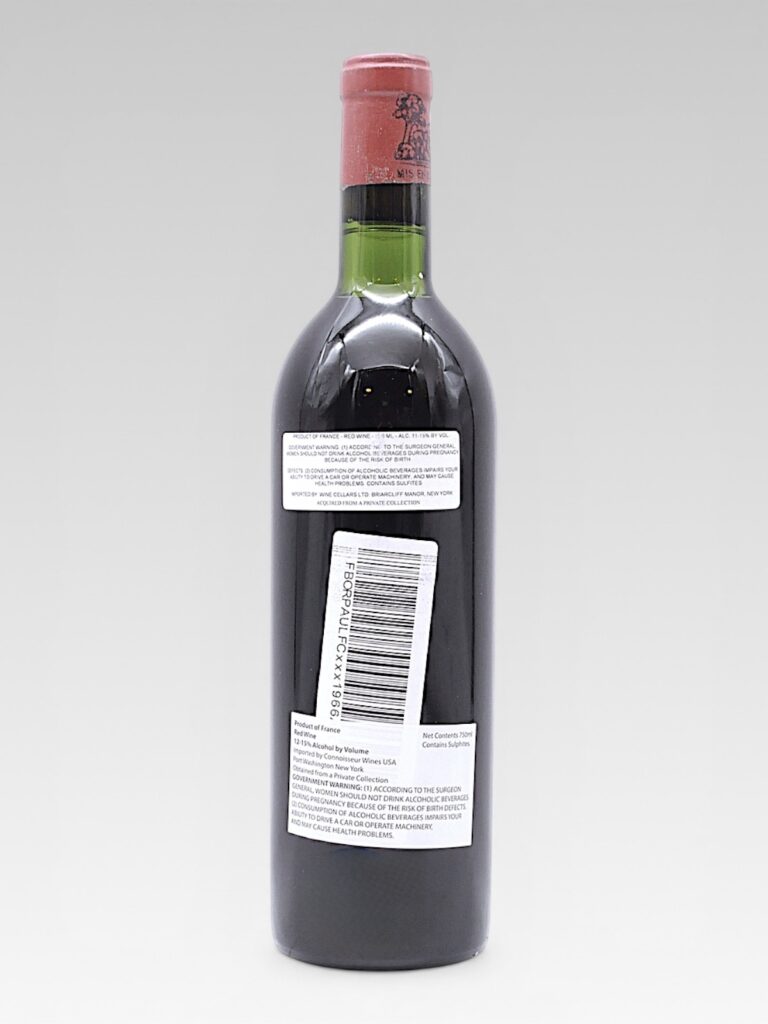 LAFITE ROTHSCHILD 1966 - View 2 | Rotamagus Wines