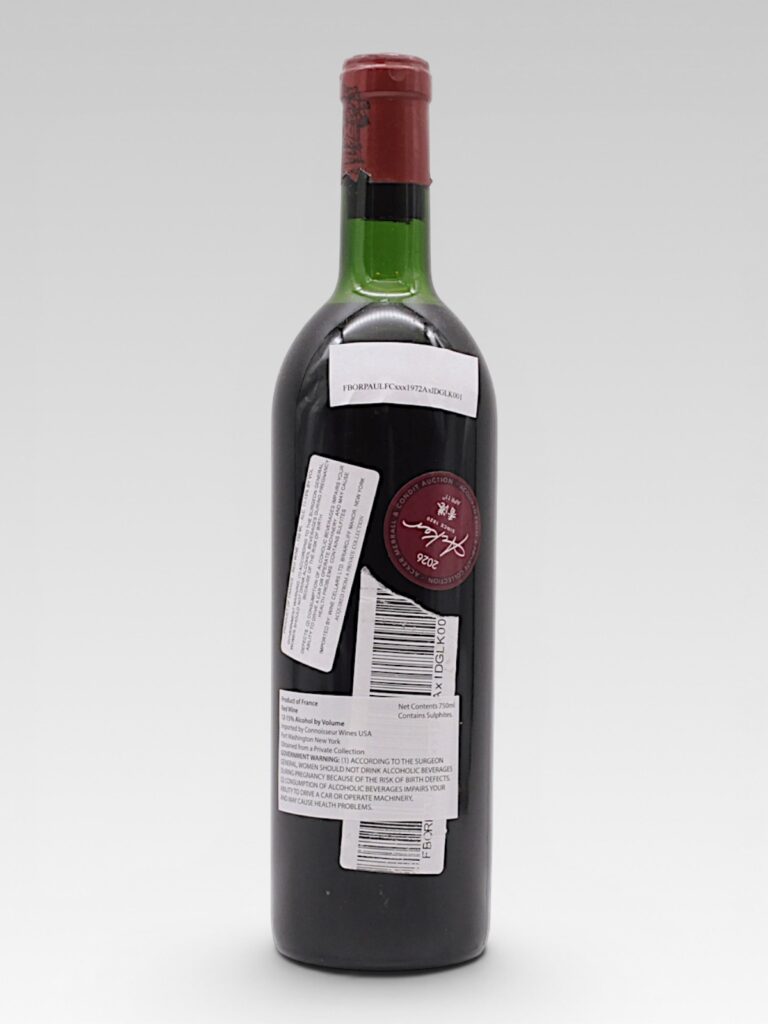 LAFITE ROTHSCHILD 1972 - View 2 | Rotamagus Wines