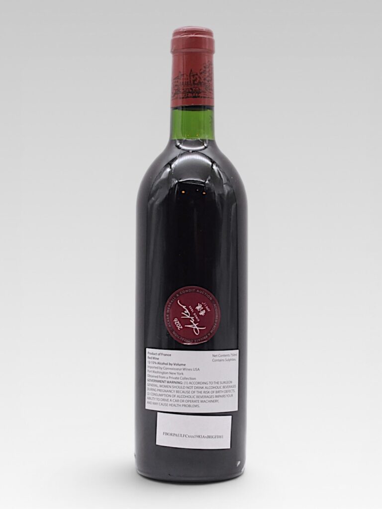 LAFITE ROTHSCHILD 1983 - View 2 | Rotamagus Wines