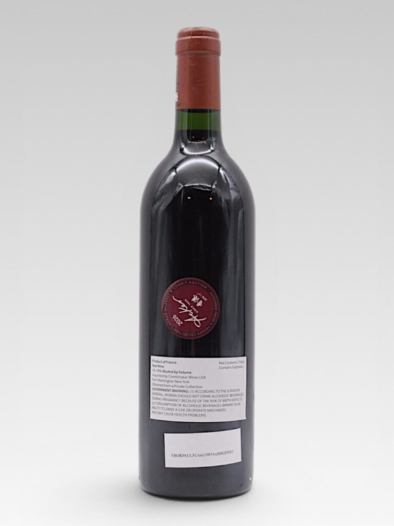 LAFITE ROTHSCHILD 1985 - View 2 | Rotamagus Wines