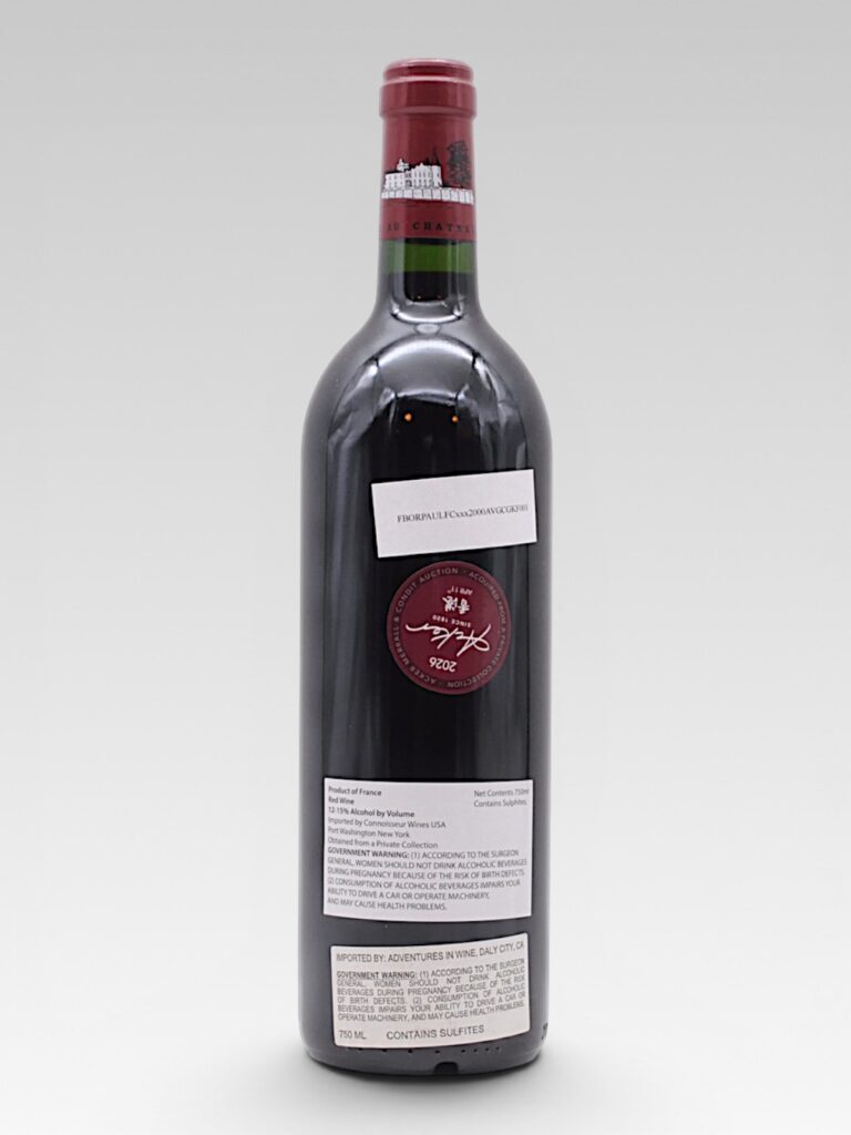 LAFITE ROTHSCHILD 2000 - View 2 | Rotamagus Wines