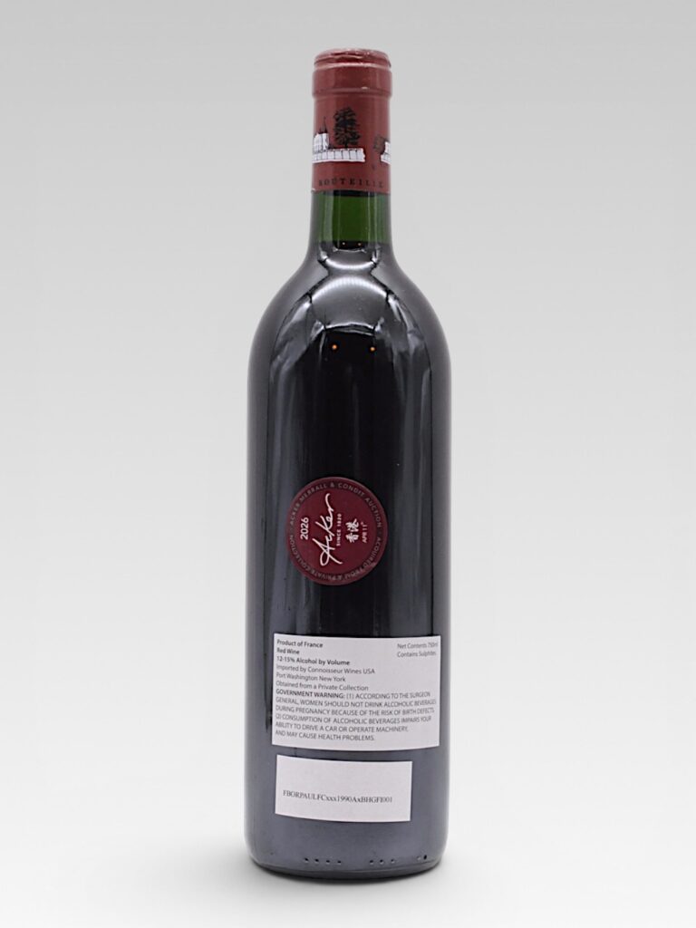 LAFITE ROTHSCHILD 1990 - View 2 | Rotamagus Wines