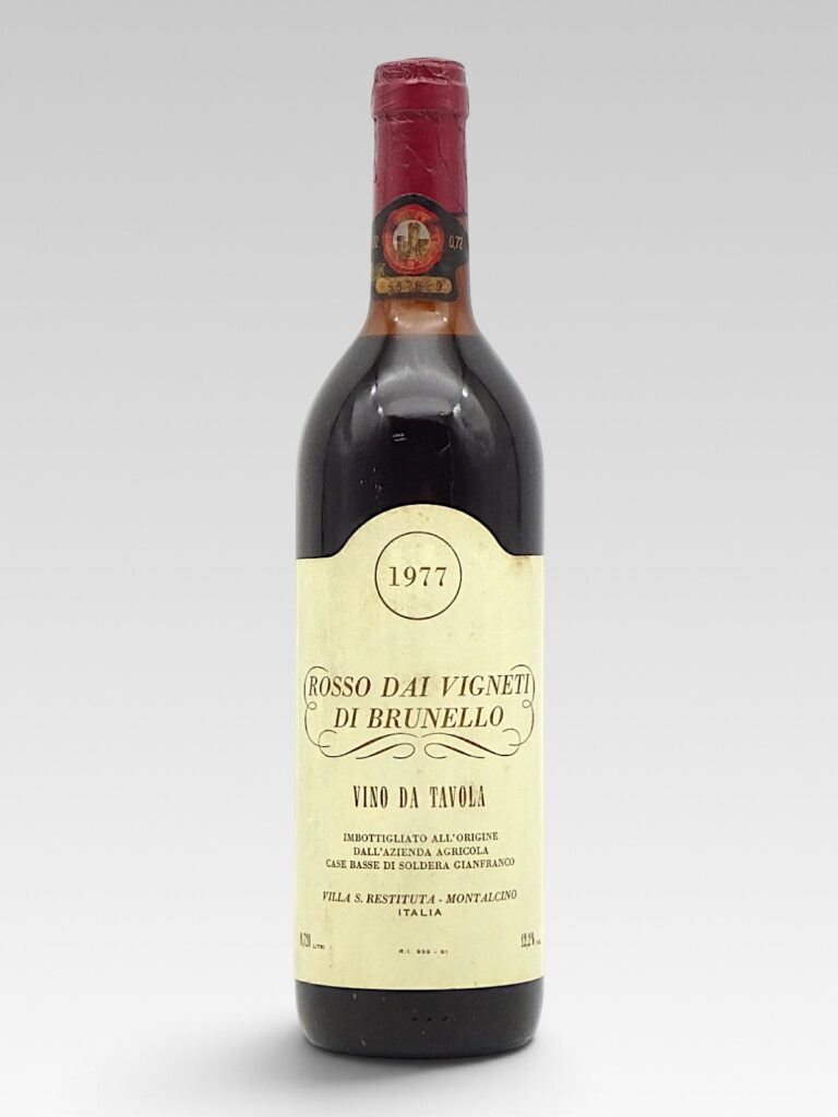 ROSSO DAI VIGNETI DI BRUNELLO Case Basse Gianfranco SOLDERA 1977 - View 1 | Rotamagus Wines