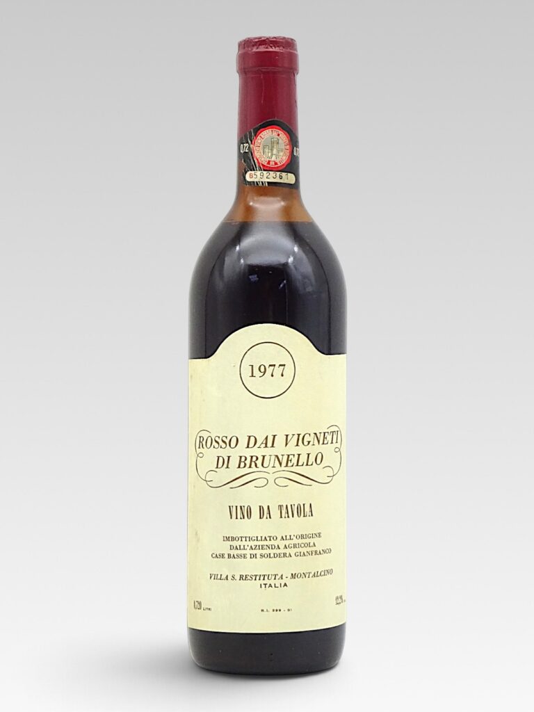 ROSSO DAI VIGNETI DI BRUNELLO Case Basse Gianfranco SOLDERA 1977 - View 1 | Rotamagus Wines
