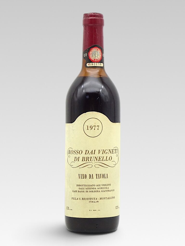 ROSSO DAI VIGNETI DI BRUNELLO Case Basse Gianfranco SOLDERA 1977 - View 1 | Rotamagus Wines