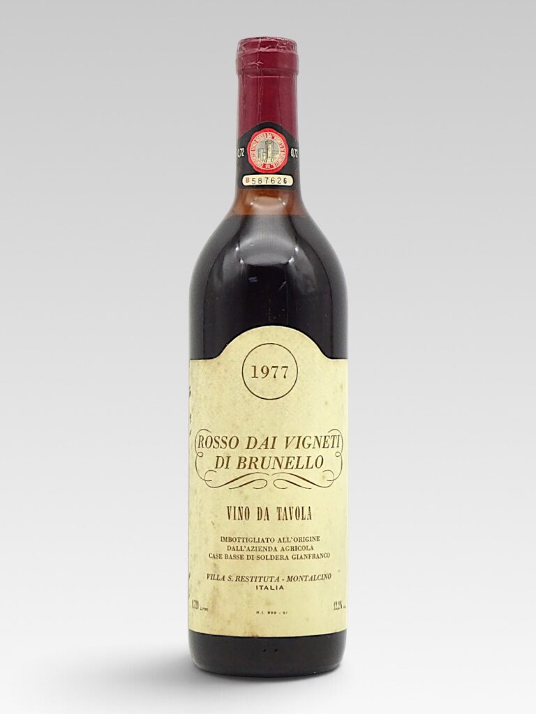 ROSSO DAI VIGNETI DI BRUNELLO Case Basse Gianfranco SOLDERA 1977 - View 1 | Rotamagus Wines