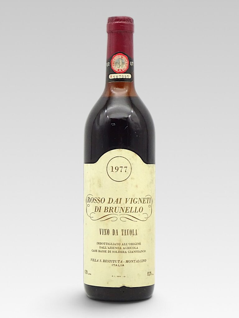ROSSO DAI VIGNETI DI BRUNELLO Case Basse Gianfranco SOLDERA 1977 - View 1 | Rotamagus Wines