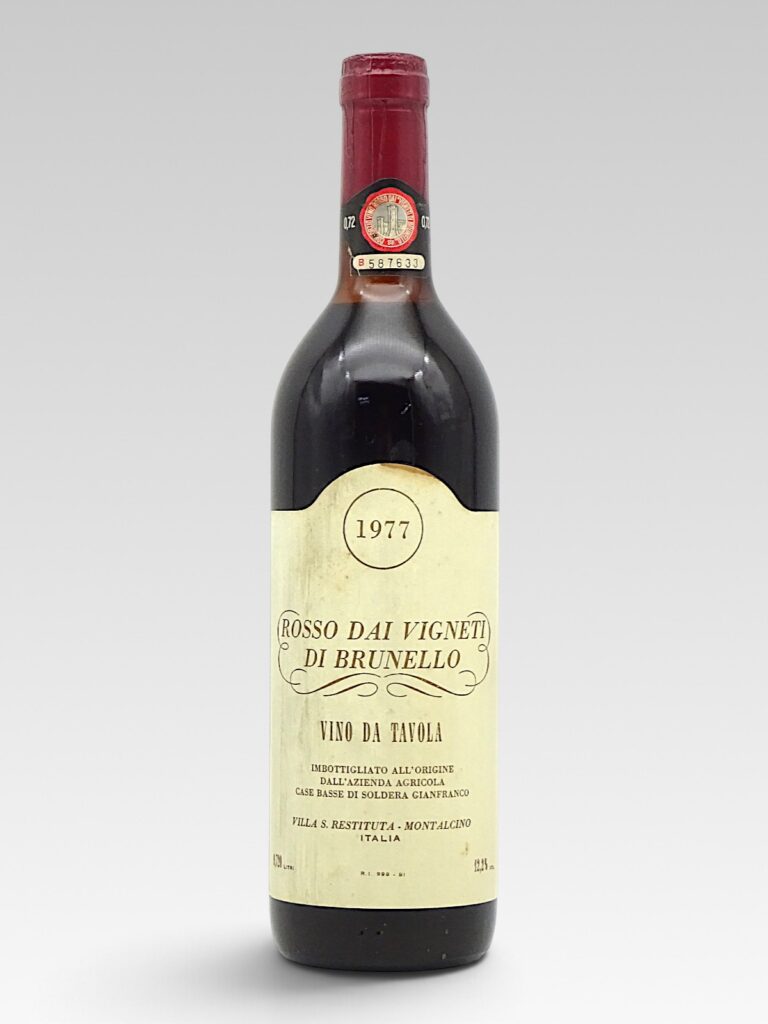 ROSSO DAI VIGNETI DI BRUNELLO Case Basse Gianfranco SOLDERA 1977 - View 1 | Rotamagus Wines
