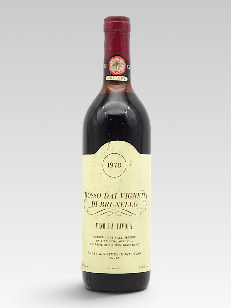 ROSSO DAI VIGNETI DI BRUNELLO Case Basse Gianfranco SOLDERA 1978 - View 1 | Rotamagus Wines