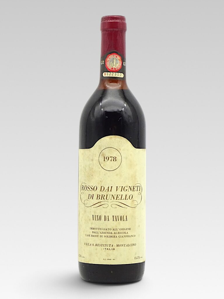 ROSSO DAI VIGNETI DI BRUNELLO Case Basse Gianfranco SOLDERA 1978 - View 1 | Rotamagus Wines