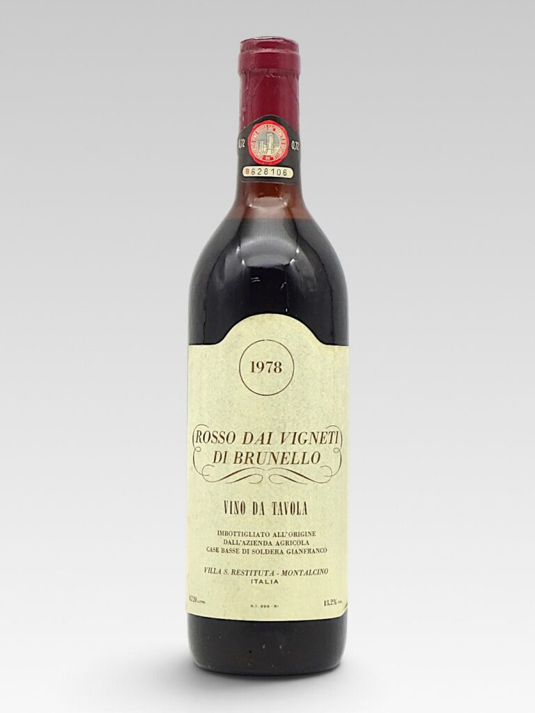 ROSSO DAI VIGNETI DI BRUNELLO Case Basse Gianfranco SOLDERA 1978 - View 1 | Rotamagus Wines
